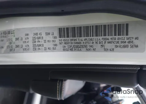 2016 Jeep Cherokee High Altitude/Limited z USA, uszkodzony, nr VIN 1C4PJMDB8GW235705